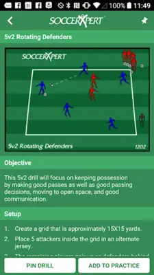 SoccerXpert Coach App - Drills android App screenshot 2